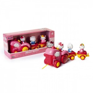 Hello Kitty на тракторе